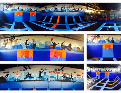 Jump Aréna - stena č.1. - 3D Mesto